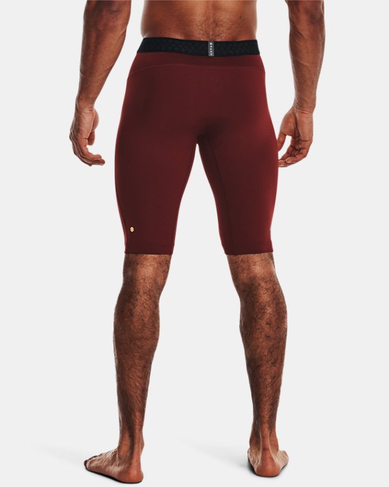Men's UA RUSH™ HeatGear® 2.0 Long Shorts, Red, pdpMainDesktop image number 1
